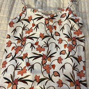 Loft flowered cami size large.  Like new.